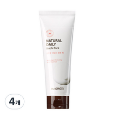 더샘 내추럴 데일리 모찌팩 120g, 4개, 1개입