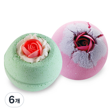 밤코스메틱 네이쳐스 캔디 바스 블라스터 입욕제 160g + 빈티지 로즈힙 바스 블라스터 입욕제 140g 세트, 6개