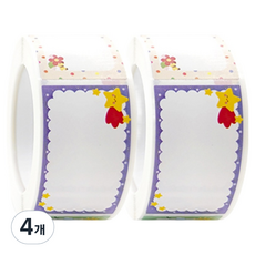 Dong-A PMS 姓名標籤貼紙組 25 x 45 mm, 4個, 250入, B 款式