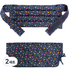 Green Life草本熱敷腰腹部墊 基本型 + 熱敷墊套 藍色, 2組