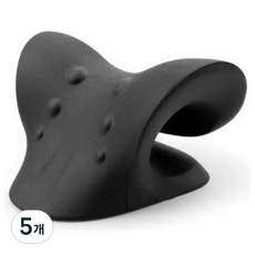 레투스토 스트레칭 릴렉스 목베개, 블랙, 5개