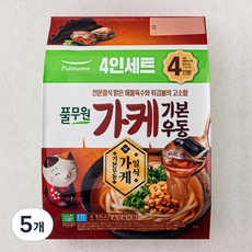 풀무원 가케우동 4인분, 815.2g, 5개
