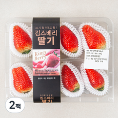 부성 킹스베리 딸기, 350g, 2팩