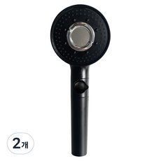 LIVINGiF ON/OFF 蓮蓬頭花灑 黑色, 2個