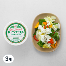 벨지오이오조 리코타 홀밀크 치즈, 453g, 1개입, 3개