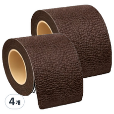 엠파이어 LEATHER FIX 가죽수선 시트지 테이프 5cm x 3m, 다크브라운, 4개
