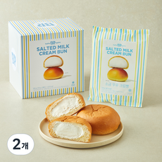 배스킨라빈스 소금우유 크림빵, 120g, 2개, 3개입