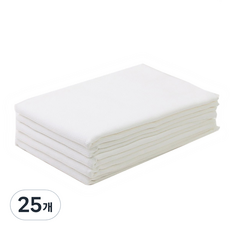베이비베어 웰빙 사각 천 기저귀, 무지, 25개