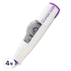 플러스 수정테이프 WH-605, 퍼플, 4개