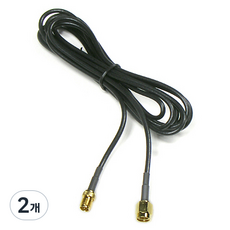 Coms RP-SMA 天線延長線 SMA-2M C0399, 2個