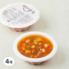 본죽키즈 한우 감자 소스, 130g, 4개
