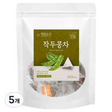 해담은티 PLA 삼각티백 작두콩차, 5개, 30개입, 1.2g