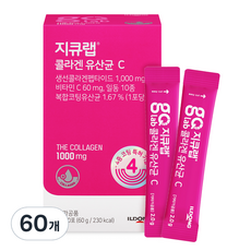 지큐랩 콜라겐 유산균C, 2개, 60g