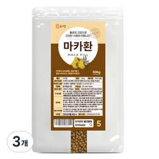 Yungojip 瑪卡丸, 500g, 3個