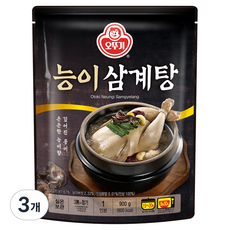 오뚜기 능이 삼계탕, 3개, 900g