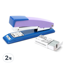 Peace Tools 彩色釘書機, 2個, 藍色 + 紫色