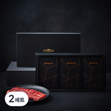 미트엔조이 미국산 프라임 소고기 구이 모둠 선물세트 0.9kg (냉장), 2세트