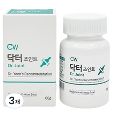 청담우리동물병원 반려동물 영양제, 60회분, 뼈/관절강화, 3개