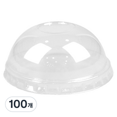 천운패키지 머쉬룸 컵 뚜껑, 투명, 100개