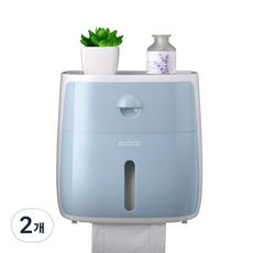 molle 廁所衛生紙架收納型, 藍色, 2個