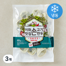 세미원 이화맛집 고기손만두 (냉동), 420g, 3개