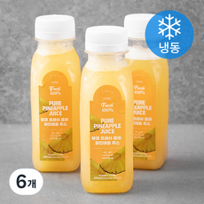 뷰코 프레쉬 퓨어 파인애플 저온 비가열 착즙 주스 (냉동), 280ml, 6개