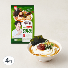 하이면 소문난 광천김 김우동 2인분, 410g, 4개