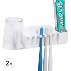 spider loc 牙刷架組, 白色, 2個