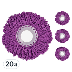 World Clean 旋轉拖把補充包 全紫色, 20個