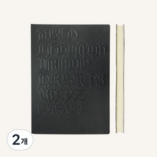 시그니처 구텐베르크 노트북, 바이블(블랙) A5, 2개