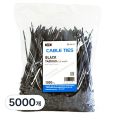 KDy 束線帶, 黑色, 5000個