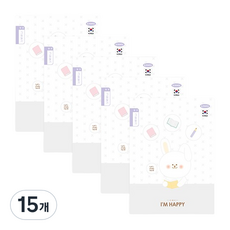 PENPIA 1000小學圖畫日記雙面裝訂筆記本, 15個, C紫