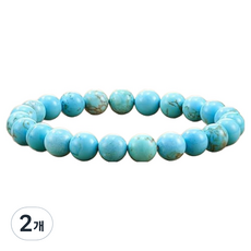 Homecell 紫水晶玉石手鍊 土耳其石 18cm, 2個