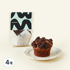 비스퀴테리엠오 브라우니 케이크, 80g, 4개