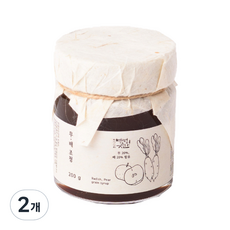 부엉이곳간 무 배 조청, 200g, 2개