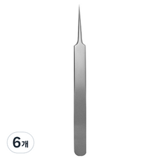 딥톡 블랙헤드 클립 바늘 핀셋 DT0709, 6개, 스텐