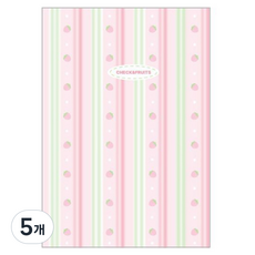 7321디자인 체크 후르츠 플래너 만년형 6개월, 5개, 딸기파자마 5개, 딸기파자마