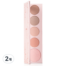 100 Pure Fruit Pigmented裸色眼影盤, Pretty Naked II, 2個