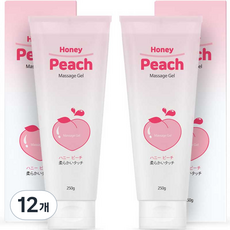 허니피치 마사지젤 복숭아향, 250g, 12개