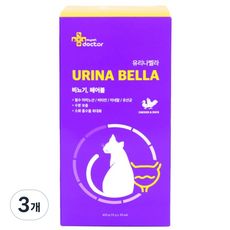 마이펫닥터 고양이 유리나벨라 영양제, 450g, 유리너리+헤어볼, 3개 450g, 유리너리+헤어볼, 3개