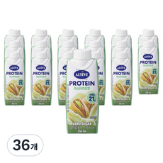 얼티브 프로틴 피스타치오맛, 250ml, 36개