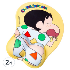 크레용신짱 짱구 손목보호 젤패드 일체형 마우스패드 2 CYS-WP02, 잠옷, 2개