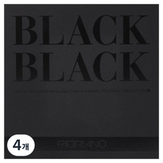 파브리아노 믹스드미디어 스케치북 상단제본 300g BB01, 200 x 200 mm, 20매, 4개
