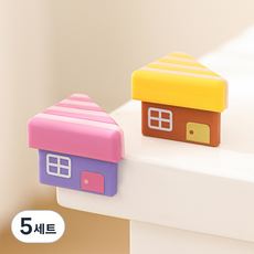 위드위드 안전 코너가드 모서리 보호대 2종 세트, 혼합색상, 5세트