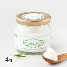 유니드마이요거트 유기가공식품 인증 가당 요거트, 100g, 1개입, 4개