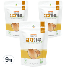 산마을 동결건조 감자가루, 100g, 9개