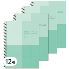 Bfancy 3000 四格數學練習簿, 薄荷綠, 12個