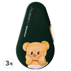 델리 버터베어 누사인 슬라이딩 수정테이프 5mm x 12m, 그린, 3개