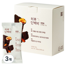 프로틴방앗간 카카오 하루 단백질바, 3개, 450g