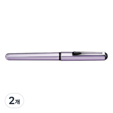 Pentel 飛龍文具 XGFKPV-A 口袋毛筆 Kirari 淡紫色, 墨水(黑色), 2個